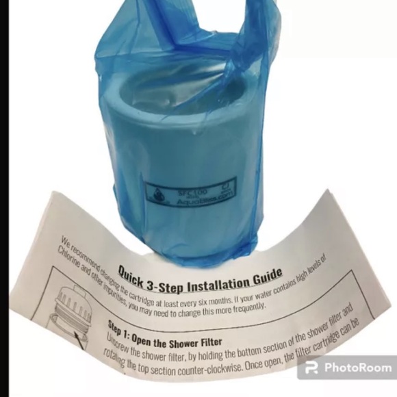 AquaBliss Replacement Cartridge for SFC100 Shower Filter Blissful Rejuvenation. - Picture 3 of 3
